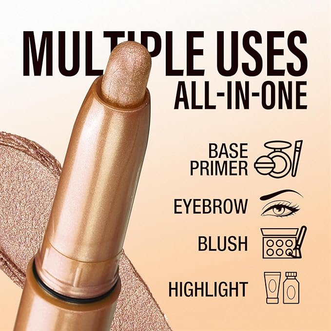 Jolilab Eyeshadow Stick Set, 2 Colors Matte Professional Bright-Colored Contouring and Highlight Eyeshadow Stick, Cream Waterproof Long Lasting High Pigmented Eye Shadow. (2, 06+12 2pcs)