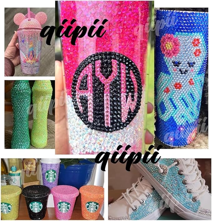 Orange Yellow AB Resin Rhinestones for Crafting 3mm 4mm 5mm Mix Flatback Jelly Stones Bulk SS10 SS16 SS20 Non-Hotfix Diamonds Gems for Nails Face Eyes Makeup Tumblers DIY Crafts Clothes Shoes