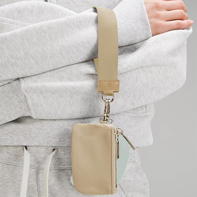 Mum's Memory Mini Zip Around Wristlet Wallet for Women Dual Pouch Wristlet Portable Wallet Coin Purse Mini Women Coin Pocket