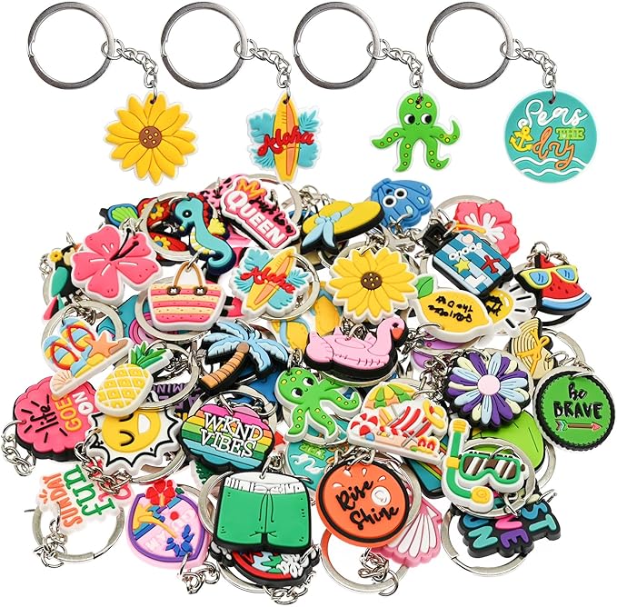 XHAOYEAHX Random Keychains Bulk,Cute Key Chain for Prizes Gifts Party Favors