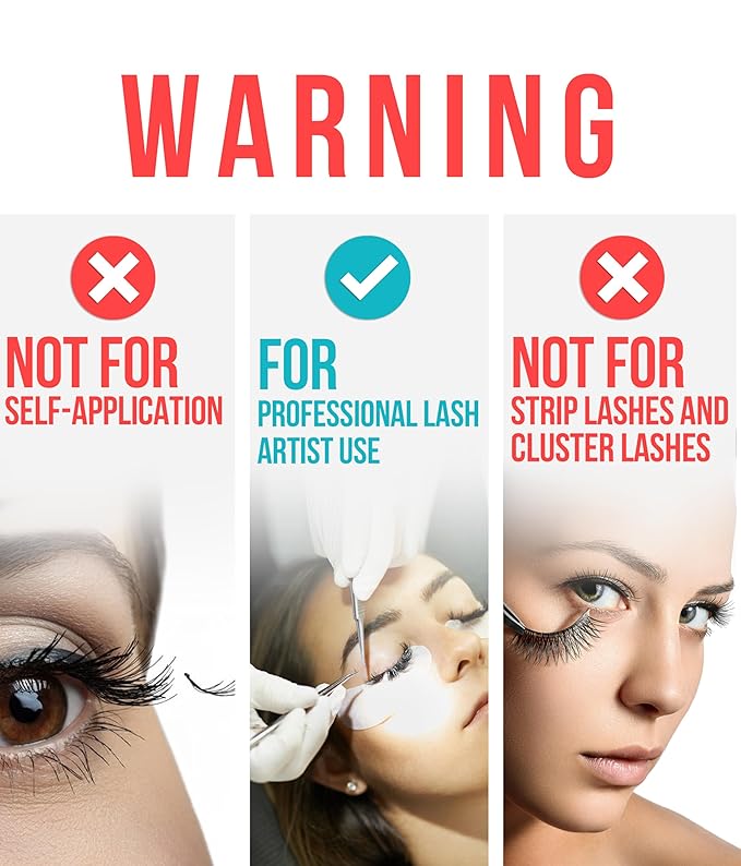 STACY LASH Lightning Speed Eyelash Extension Glue 10ml/0.34 fl.oz / 0.3 Sec Dry/Retention – 6-8 Weeks/Extra Strong Black Adhesive/Professional Supplies