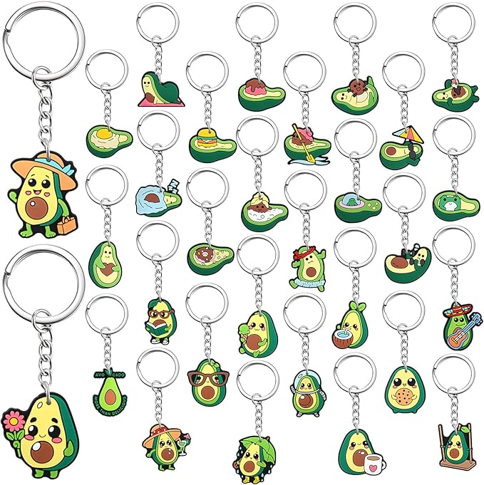 XHAOYEAHX Random Keychains Bulk,Cute Key Chain for Prizes Gifts Party Favors
