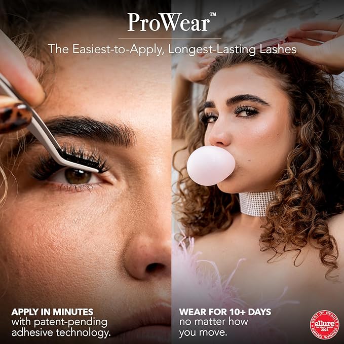 Pro Lash ProWear Professionally Styled Lash Clusters - Easiest to Apply Eyelash Cluster - 10 Day Eyelashes - Waterproof Lashes Clusters - 3 Sets - Classic Shorties No. 05 - Black