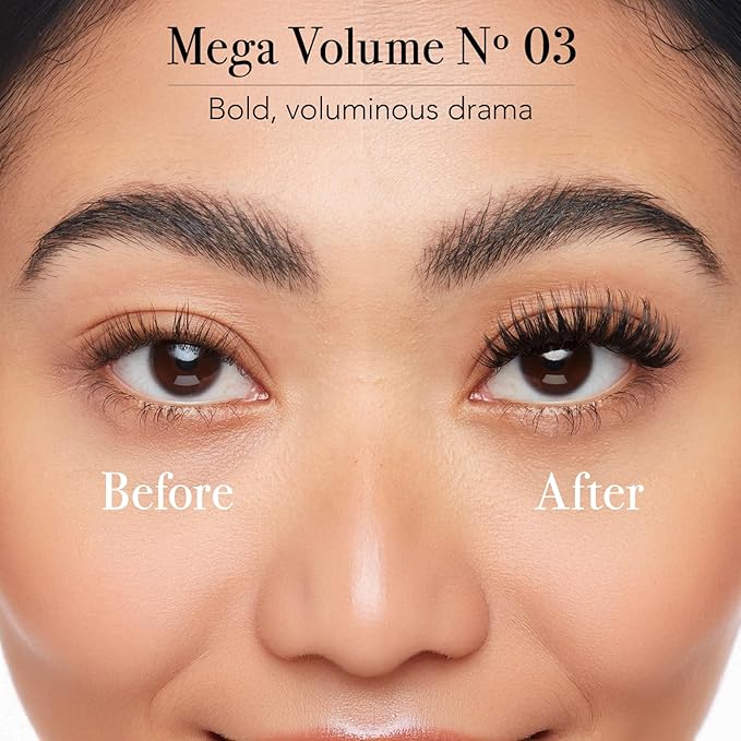 Pro Lash SoftWear Mini Lash Clusters Kit - Seamless, Lightweight Lashes - 7-Day Cluster Eyelash Extensions - False Eyelashes Plus Adhesive and Tweezers - Mega Volume No. 03 Black