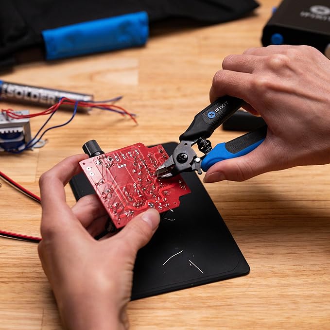 iFixit Mandible Flush Cutters - Precision Clippers for Cables, Jewelry, Wires Soldering Electronics Repair