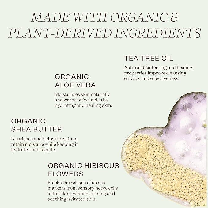 Ingreendients Moisturizing Body Wash For Sensitive, Dry & All Skin Types - pH Balanced, Natural, Organic, Non-Toxic, Vegan, Sulfate-Free, Paraben-Free, Gluten-Free (16 FL. OZ)