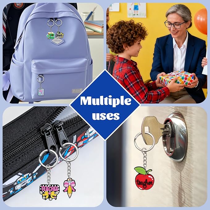 XHAOYEAHX Random Keychains Bulk,Cute Key Chain for Prizes Gifts Party Favors