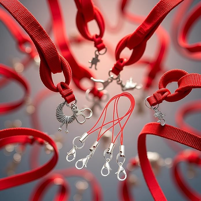 Mobile Phone Rope 20pcs Strap Charm Lariat Lanyard,Phone Charm with Lobster Clasp Cords for Cellphone/USB Drive/Keychain/DIY Jewelry Accessories Phone Accessories,Cell Phone Charms