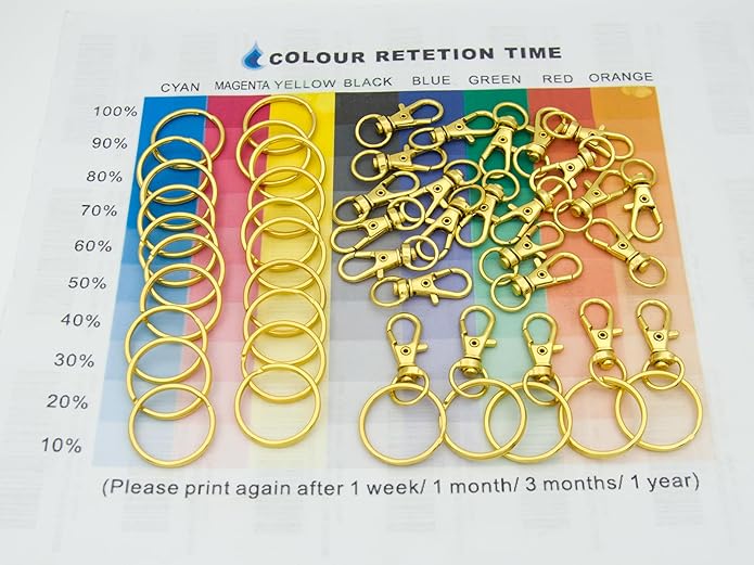 Swivel Snap Hooks with Split Key Rings Premium Metal Silver Lobster Claw Trigger Clasps for Keychain Clip Lanyard Bag Purse Tag Jewelry Making Crafts