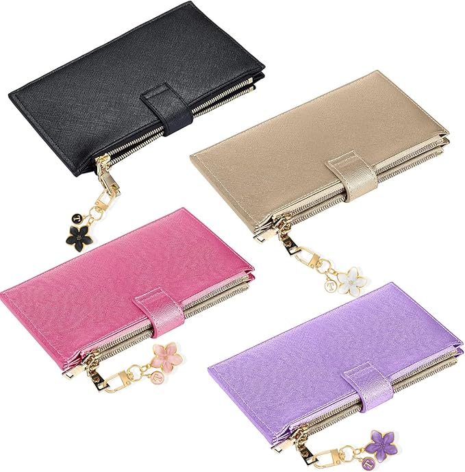 XGALBLA Cute Flower Initial Letter Keychain for Women, Flower Charms, Bag & Purse Charms for Handbags & Backpacks Accessories