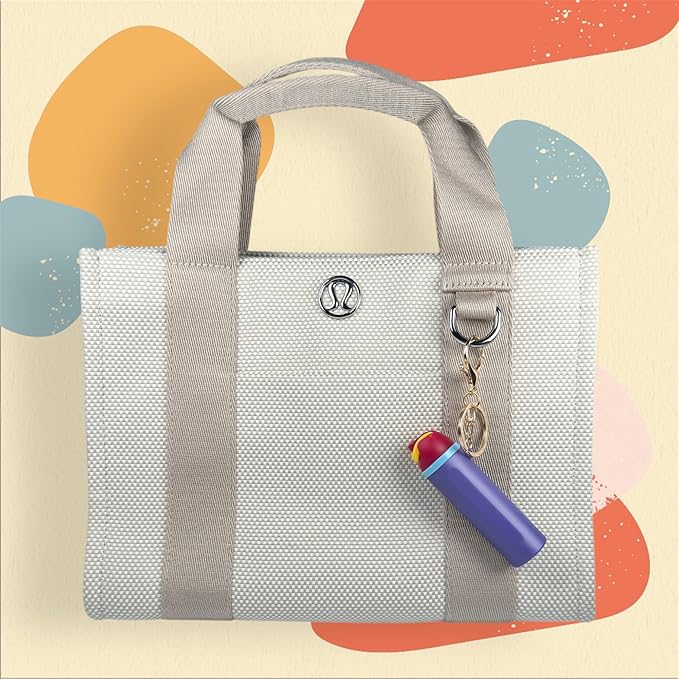 Mini Trendy Bottle Keychain Accessories Compatible with Owala Water Cute Tumbler Cup Chapstick Lip Balm Holder Charms