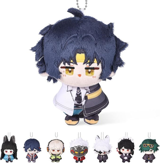 UTIEHD Zenless Zone Zero Plush Keychains, Cute 4 Inch ZZZ Collectible Dolls, Compact Size for Bags and Keys for Fans