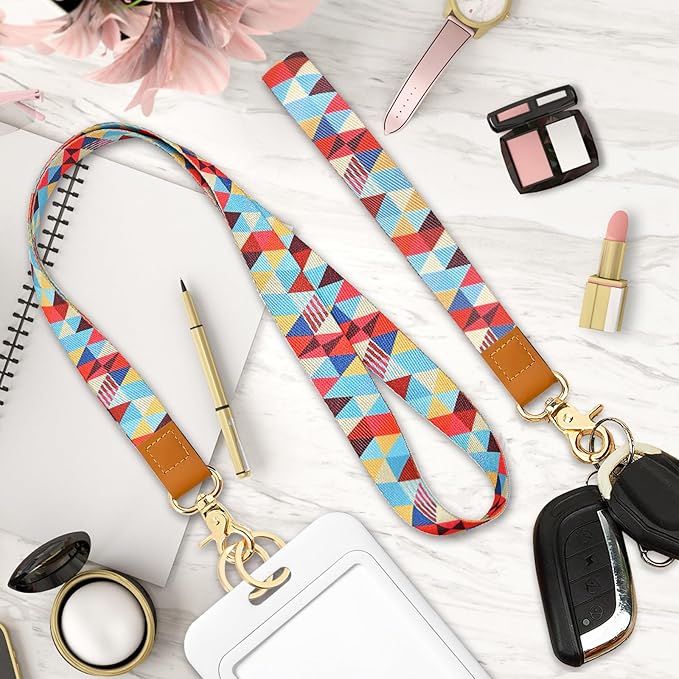 Cool Leopard Wristlet Keychain, Wrist Lanyard Key Chain For Women Men Car Keys Id Holder Card Phone Wallet Camera
