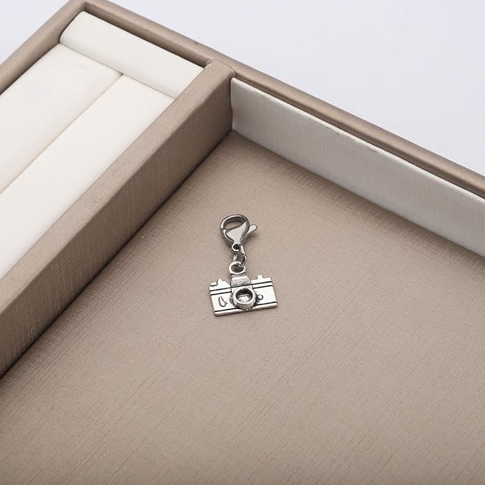 CHOORO Camera Charm Camera lovers Gift Photography Zipper Pull Jewelry Photographer Gift Photographic Charm
