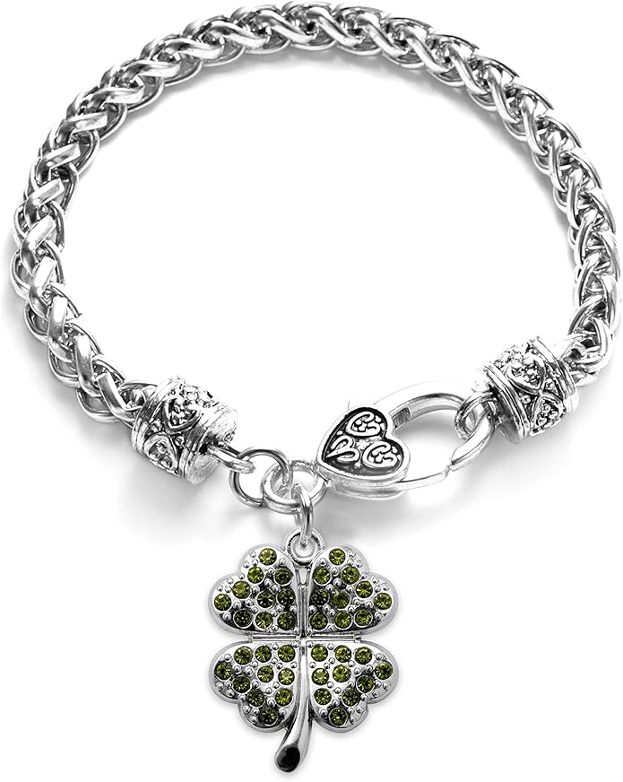 Inspired Silver - Silver Customized Charm Bracelet with Cubic Zirconia Jewelry
