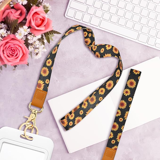 Cool Leopard Wristlet Keychain, Wrist Lanyard Key Chain For Women Men Car Keys Id Holder Card Phone Wallet Camera