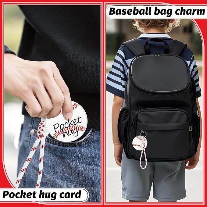 Eyourlife 6Pcs Braiding lanyard keychain With 2.75 in Name Id and DIY Pocket Hug Card For boys Sports enthusiast Team Gift