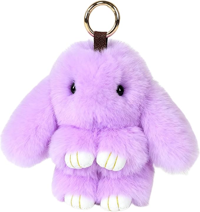 Cute Plush Keychain, Car Pendant, Bag Purse Backpack Charm Accessory, Gift for Girls Women