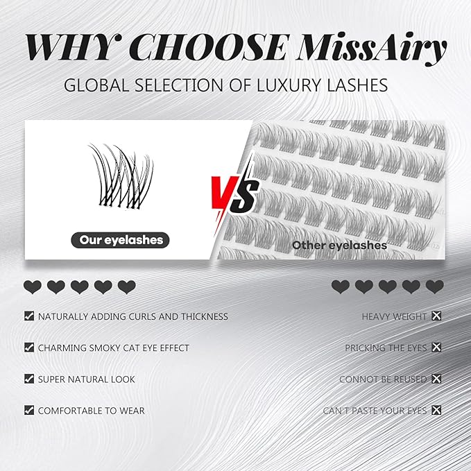 Velure Lash Clusters Kit Venus Short 8-14mm D Curl Natural Lash Clusters Kit Eyelash Clusters Kit Eyelash Extension kit Clusters Eyelash Extensions Beginner-Friendly DIY Lash Thin Invisible Lash Band