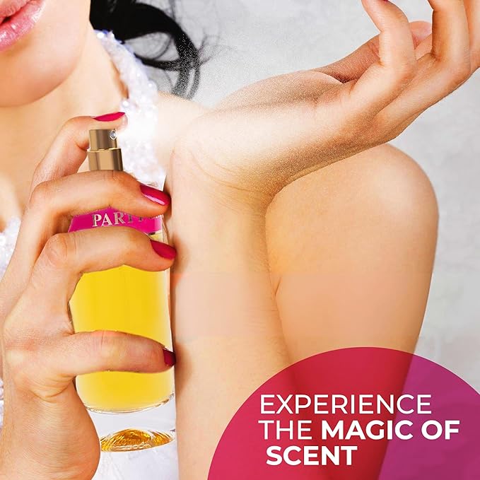 AFLUXE Women's Perfume Combo Set Milano Women&Party Girl Floral Fruity Fragrance Eau De Parfum Elegant 100ml Bottle Natural Spray Each for Daily Used