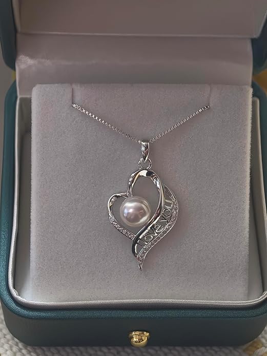 LEIDANY Mothers Day Gifts for Mom -Grandma Mom from Daughter Son, Gifts for Wife Nana Mother Birthday-Christmas Day for Women Her Jewelry Gift, Pearl Necklaces