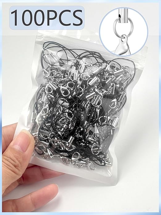 Phone Charms Strap with Lobster Clasp,Lanyard Strap Cell Phone Charm for Keychain Clasps, USB Drive DIY Jewelry Mobile Accessories Charms
