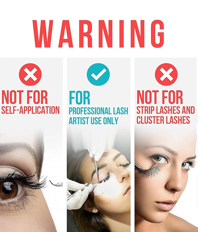 STACY LASH Extra Strong Evolution Advanced Eyelash Extension Glue (0.34fl.oz/10ml)/ 1Sec Dry /6Weeks Retention/Black Adhesive/Professional Supplies