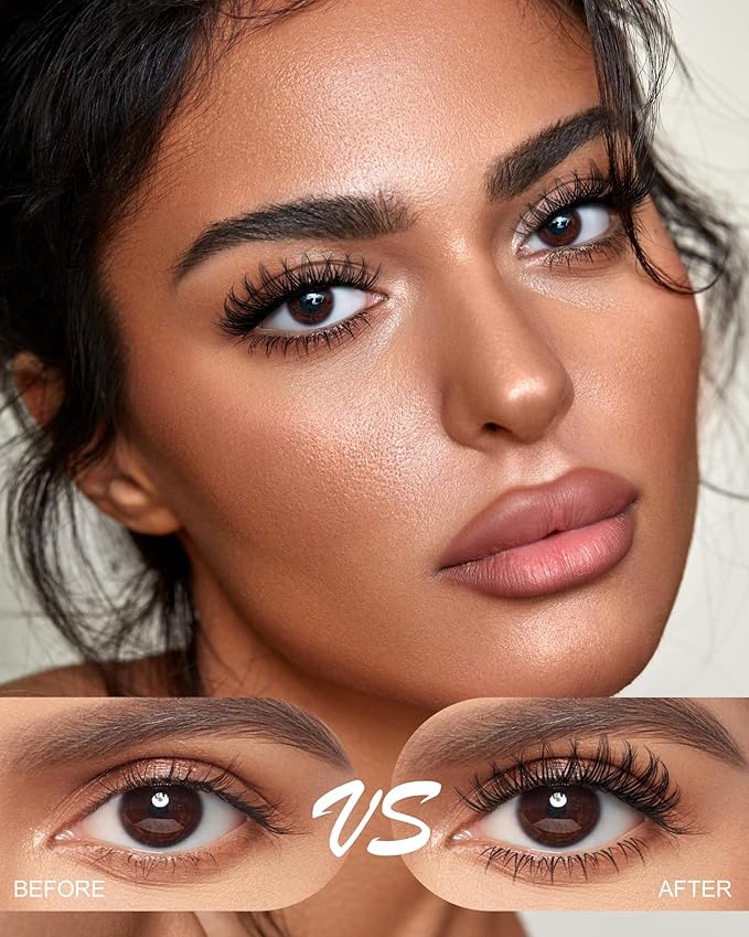 Venus Lash Clusters 8-16mm with 5-6mm Bottom Lashes Natural Eyelash Clusters D Curl -WideSpan DIY Eyelash Extension Individual Fake Eyelashes Clusters with 0.03mm Ultra-Thin Invisible Lash Band