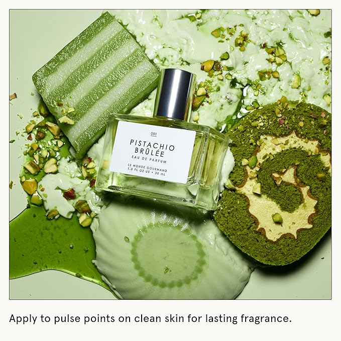 Le Monde Gourmand Pistachio Brûlée Eau de Parfum - 1 fl oz (30 ml) - Nutty, Vanilla Perfume Notes