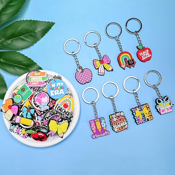 XHAOYEAHX Random Keychains Bulk,Cute Key Chain for Prizes Gifts Party Favors