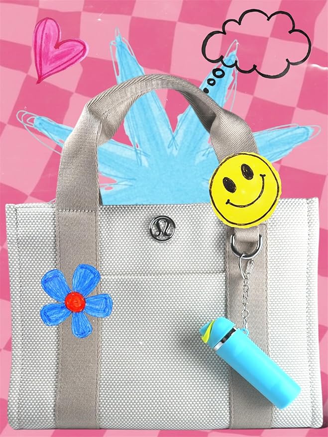 Mini Trendy Bottle Keychain Accessories Compatible with Owala Water Cute Tumbler Cup Chapstick Lip Balm Holder Charms