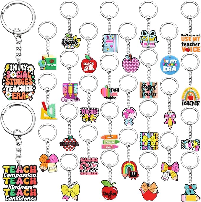 XHAOYEAHX Random Keychains Bulk,Cute Key Chain for Prizes Gifts Party Favors