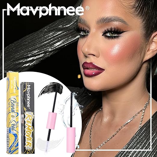 Mavphnee Lash Bond and Seal Kit - Waterproof Cluster Lashes Glue with Strong Hold Eyelash Adhesive and Remover for DIY Eyelash Extensions