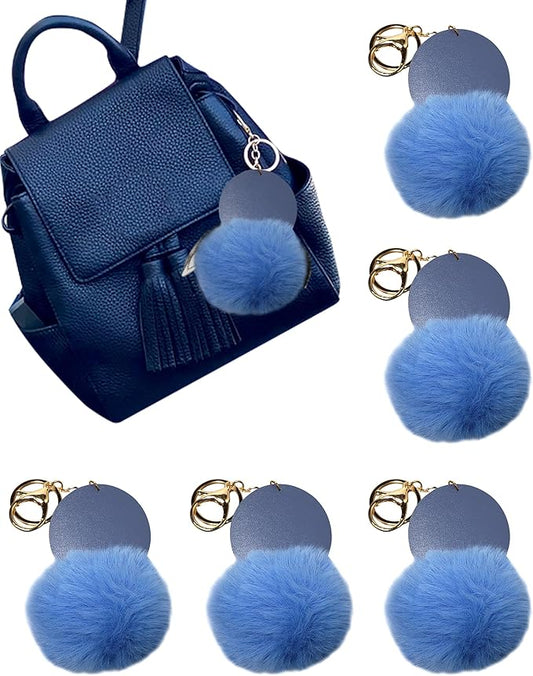 ALPI Super Plush Keychain - Cute Keychain for Bags, Keys, & More - Adorable Purse Charm - Pack of 5