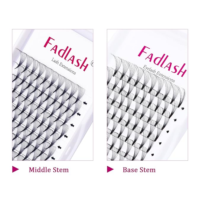 10D Premade Volume Eyelash Extensions Pro Ponit Premade Lash Extensions Fans Pre Made Fanned Russian Volume Lash Extensions Long Lasting (10D-0.07-D， 18mm)