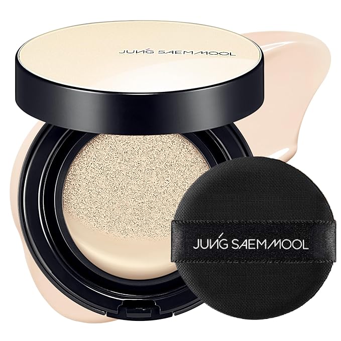 JUNG SAEM MOOL [ SPF ] Essential Skin Nuder Cushion (13 Fair) | Refill Not Included (0.49 Fl Oz) | SPF50 Broad Spectrum | Natural Finish | Makeup Artist Brand