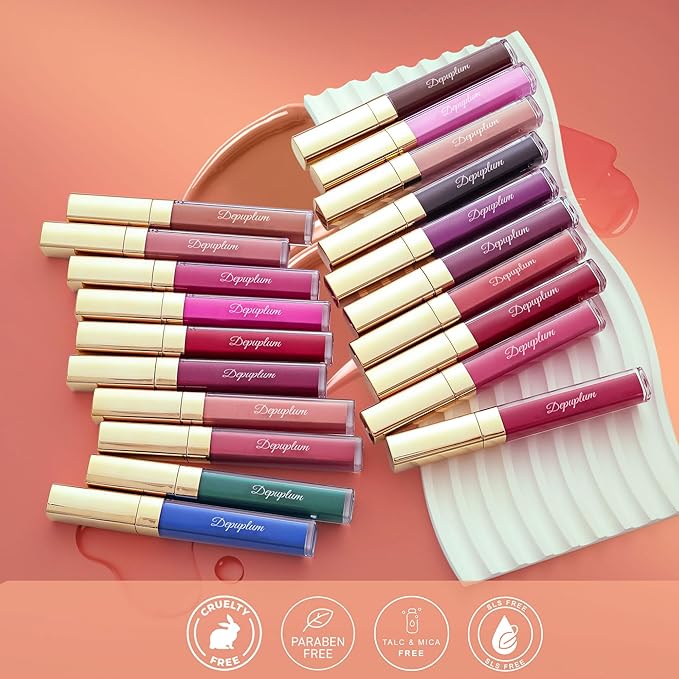 Pink Lipstick Matte for Women Superstay Hot Pink Long Lasting Lipstick Smudgeproof Liquid Lipsticks Cruelty Free Lip Makeup (DM28 Fruit Pink)