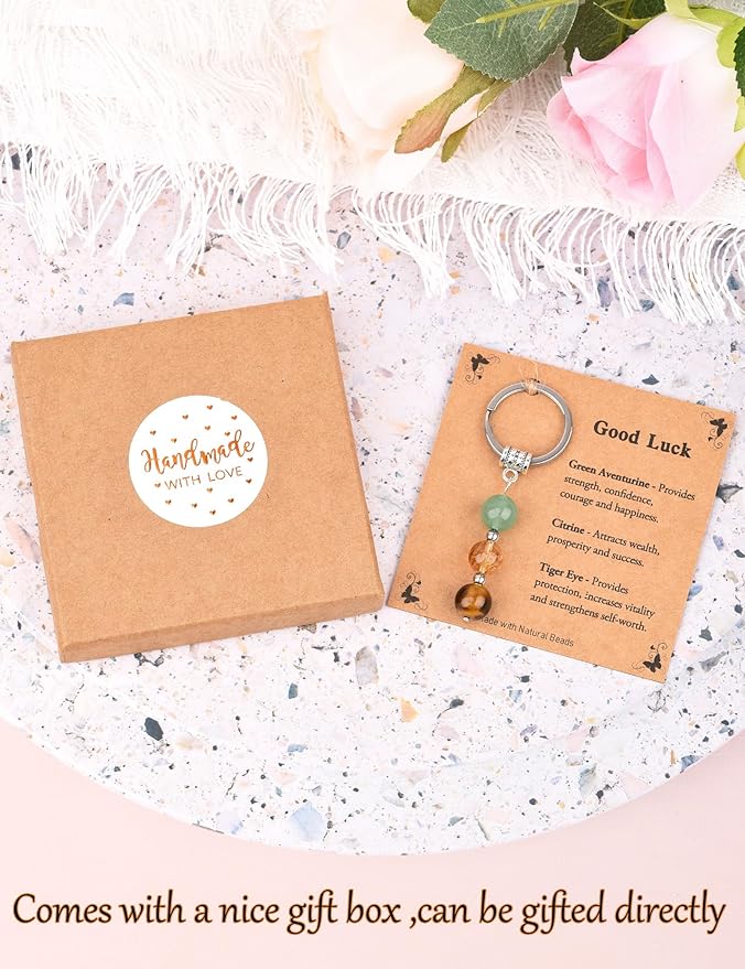 New Beginnings Gifts for Women, Small Crystal Keychain Farewell Gifts for Coworkers Women and Life Changes