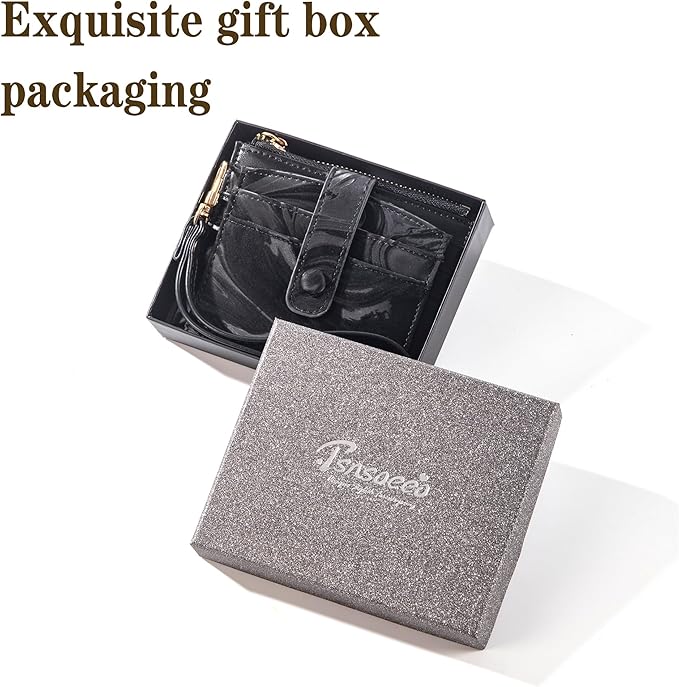 Keychain Wallet Wristlet Small Credit Card Holder Bracelet Key Chain Purse Bangle Tassel Beads Key Rings for Women