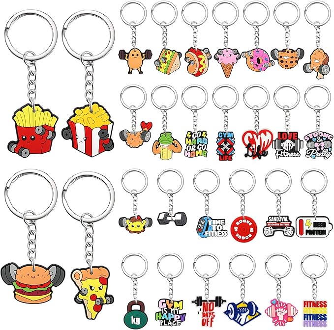 Keychains Bulk DIY Cute Keychain Charms Backpack Charms for Girls Backpack Keychains PVC Key Ring Party gifts