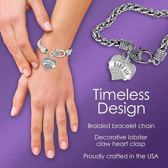 Inspired Silver - Silver Customized Charm Bracelet with Cubic Zirconia Jewelry
