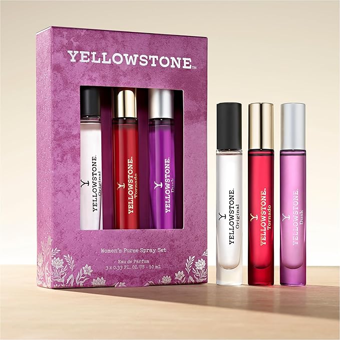 Yellowstone Women’s Purse Spray Set by Tru Western – Multi-Scent Collection