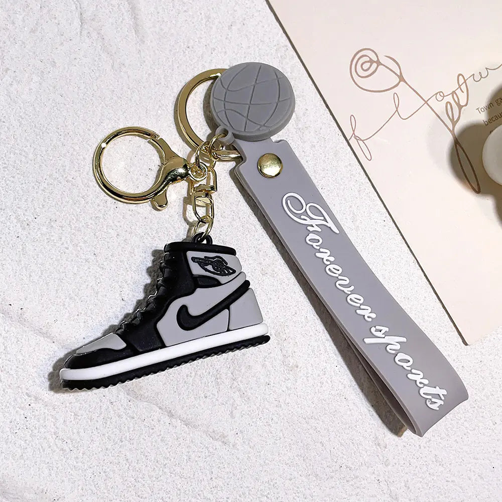 Creative Silicone AJ Shoe Mold Keychain Bag Charm