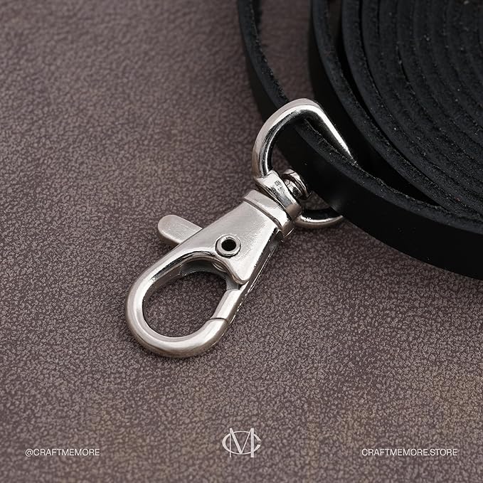 20pcs Swivel Lobster Claw Clasp Trigger Snap Hooks for Purse Making Macrame Lanyard Clip CSPS (5/8 Inch, Silver)