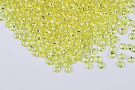 2000pcs Platic Acrylic Gems Fake Acrylic Diamonds Vase filler Beads Faux Diamond Crystals Jewels For Makeup brushes holder Table Scatter Confetti Party Arts Crafts Birthday Wedding Decor