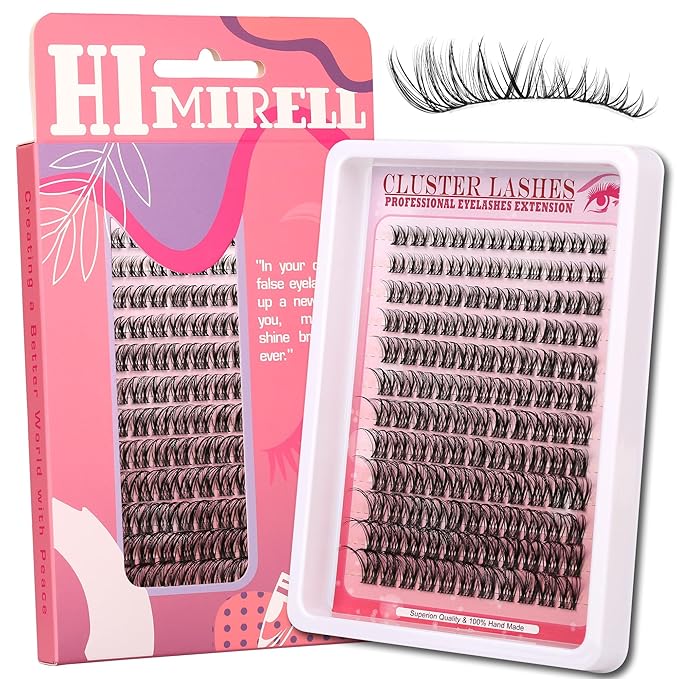 Lash Clusters Lash Spikes Eyelash Clusters Mixed Lengths 8-16mm C/D Lashes DIY Spiky Lash Extension Mega Cluster Eyelash Extensions Mink Strips Lashes Thick