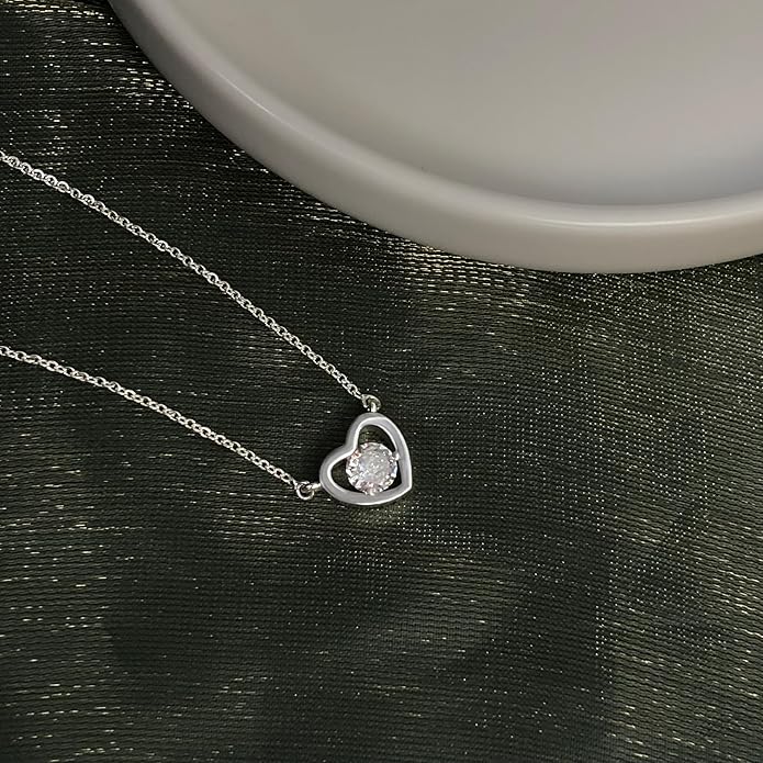 Luxval Diamond Pendant Gold Necklace for Women，Dainty 18k Gold Plated Choker Necklaces Simple Gold Jewelry Gifts for Women Girls