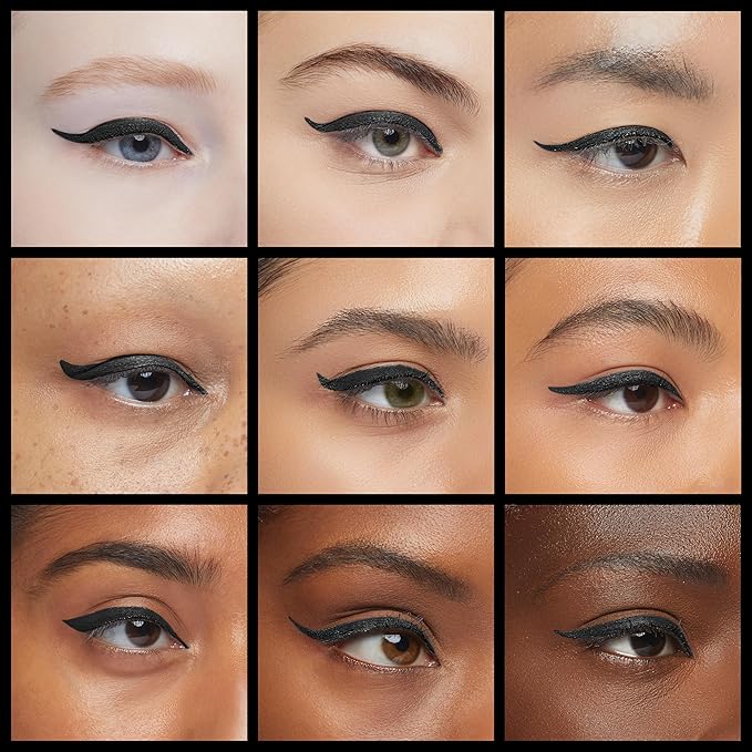 HEROINE MAKE by KISSME Waterproof Eyeliner for Intense Color & Ultra-Fine 0.1mm Tip, Liquid Eyeliner Pen with Organic Beauty Serum, Cat Eye Liner for Long Lasting Dramatic Lines, Jet Black 1 EA, PRIME
