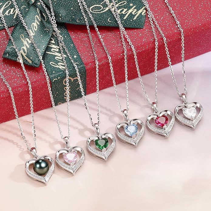 NONNYL Mothers Day-Gifts for Wife Her Mom Couple Women-Wedding Birthday Anniversary Fine Jewelry-Wife Grandma Valentine's Christmas Day Gifts,Tahitian Pearl Necklace