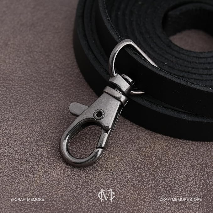20pcs Swivel Lobster Claw Clasp Trigger Snap Hooks for Purse Making Macrame Lanyard Clip CSPS (5/8 Inch, Gunmetal)